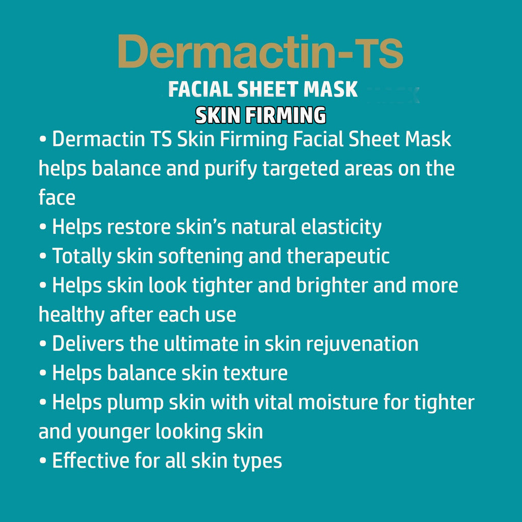 Dermactin-TS Facial Sheet Mask 4-Count - Skin Firming