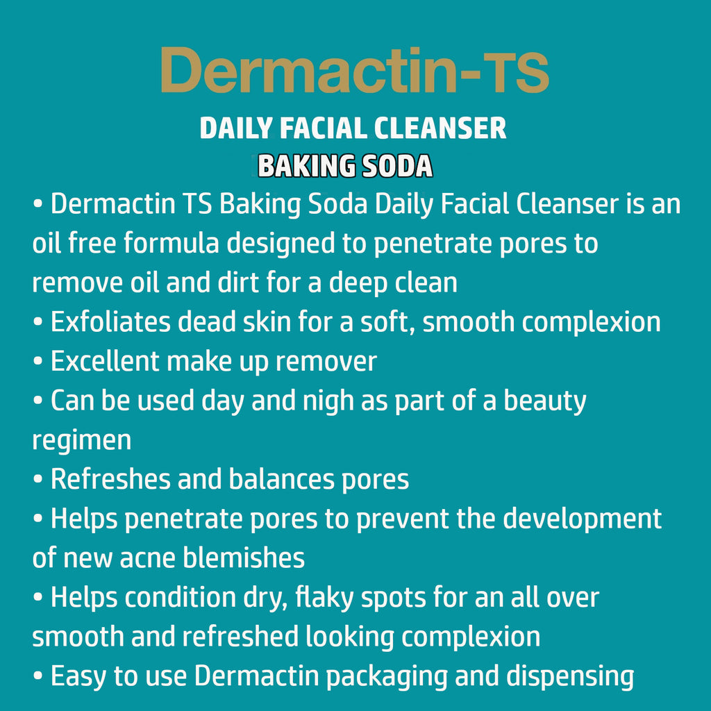 Dermactin-TS Baking Soda Daily Facial Cleanser 5.7 oz.