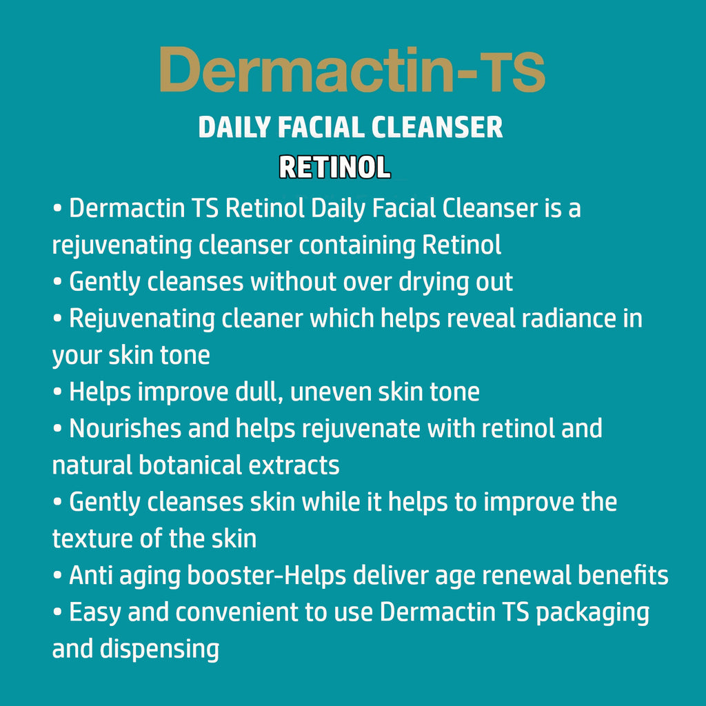 Dermactin-TS Retinol Anti-Aging Booster Facial Cleanser 5.85 oz.
