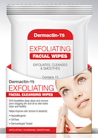 Dermactin-TS Exfoliating Facial Wipes 15-Count